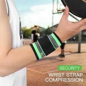 Wrist Compression Brace Breathable Sports Bandage Elastic Support Guard Sleeve for Tendonitis Arthritis Fitness Weightlifting