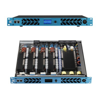 Amplificateurs de puissance extérieurs en métal à économie d'énergie CVR DSP 3000 Watt 4 canaux classe D 1U