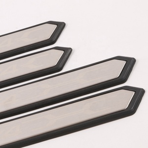 WZXD New Arrival Car Sliver Titanium <b>Door</b> Sill Guards <b>Door</b> Sill <b>Plate</b> Exterior Accessories for 2019 - Product Image 4