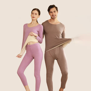 2022冬無地ウォームシームレス高品質サーマルアンダーウェアスーツ堅牢度高伸縮性セットサーマルアンダーウェアセット - Product Image 2