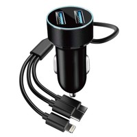 TF-Karten USB-Stick Q5 Tragbarer Kabelloser Sender Auto-MP3-FM-Radio Auto-Ladegerät