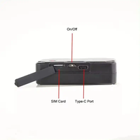 Traqueur GPS portable 2g magnétique pour actifs en veille ultra longue avec batterie 10000mah