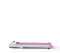 Tapis de marche compact pour petit espace, sous le canapé, avec rangement, 1-6 km/h, télécommande, suivi par application, moteur silencieux, pour les pas quotidiens