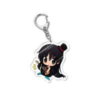 Porte-clés personnalisé en acrylique avec personnage d'anime kawaii, breloque avec fermoir à ressort pour la décoration de sac à dos