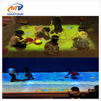 Proyección de caja de arena de realidad aumentada para interiores, parque infantil, proyección de suelo interactivo, juegos de playa