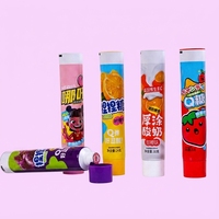 Tubes d'emballage de dentifrice en aluminium-plastique à bouchon à vis incliné scellé 12,7-35 mm, qualité alimentaire, impression UV personnalisée HaoShuoDa