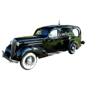 Cercueil électrique rétro vintage, confortable et silencieux, transport funéraire, design classique d'ancienne voiture - Product Image 4