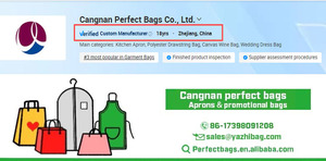Sac fourre-tout en toile de coton Cangnan Perfect Bags avec sangle colorée, sac de shopping vierge pour usage quotidien, taille standard - Product Image 6