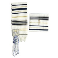 Talit israélien en polyester de grande taille pour la prière, expédition rapide, en stock