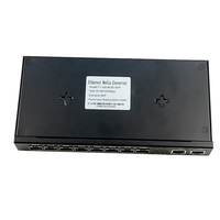 Convertisseur de média Ethernet à fibre optique Gigabit haute vitesse 8 ports 10/100/1000M 20 KM 2 SFP 2 RJ45 SFP