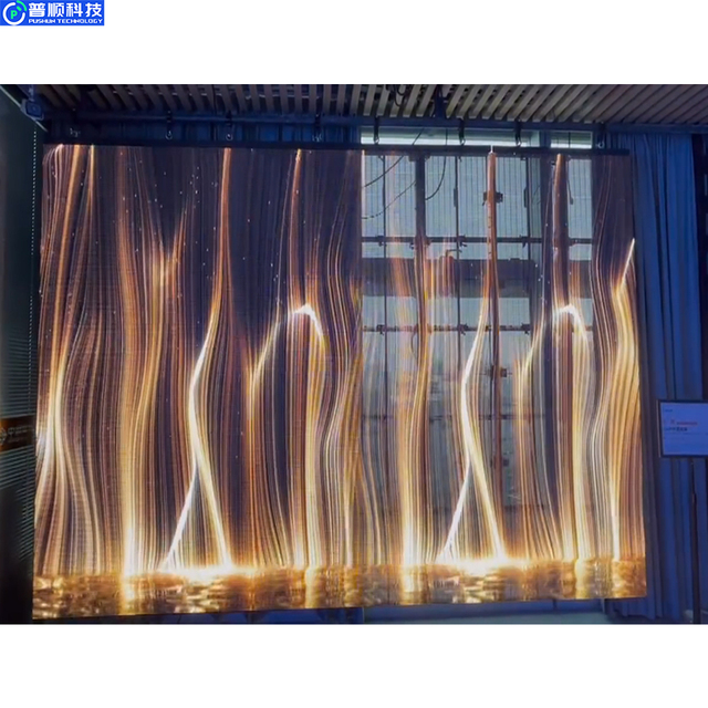 Durable Construction Advertising Screen Video Wall Indoor Outdoor Transparent Led Display Film