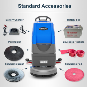 GAOGE Factory Wholesale F530 Battery Powered <b>Walk</b> Behind Floor Scrubber Floor Washing <b>Machine</b> for Epoxy Floors - Product Image 3