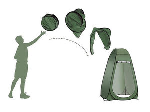 <span class=keywords><strong>Tente</strong></span> <span class=keywords><strong>de</strong></span> <span class=keywords><strong>douche</strong></span> pop-up portable tout-terrain pour le camping avec eau chaude - Product Image 4