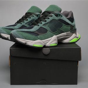 Nouvelles Chaussures de Course Hiver 9060 Designer Homme Femme Bleu Sel de Mer Bois Flotté Plateforme Baskets Sneakers - Product Image 4