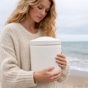 Urnas Biodegradables para Entierro en Agua, Urna de Cremación Ecológica de Arcilla Natural para Cenizas de Humanos, Mascotas y Bebés, Proveedor Mayorista de Artículos Funerarios - Product Image 5