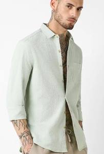 Camisa Casual de Punto 100% Algodón para Hombre, Diseño Personalizado, Cuello con Botones, Corte Ajustado, Cierre de un Solo Botón, Talla 6XL, Transpirable y de Secado Rápido - Product Image 3