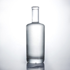 OEM glassato a spruzzo stampa di marchio 75cl 1L 1000ml 700ml rum gin tequila vuota <span class=keywords><strong>vodka</strong></span> 750ml oslo custom di vetro di bottiglie di liquore - Product Image 6