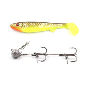 Nouveau chine vente en gros de cochon Shad Stinger Rig système de Gummifisch <span class=keywords><strong>brochet</strong></span> leurre de pêche Stinger Leader <span class=keywords><strong>fil</strong></span> - Product Image 1