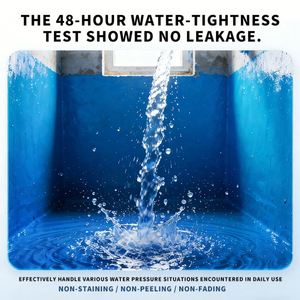 Revêtement liquide imperméable en polyuréthane hautement élastique, membrane pour la réparation des fuites de toiture, matériau de construction LOULAN L-11, 5 ans - Product Image 6