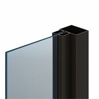 Fenêtre à persiennes au design moderne, ouverture horizontale, double vitrage en verre trempé, cadre en fer, moustiquaire magnétique en fibre de verre