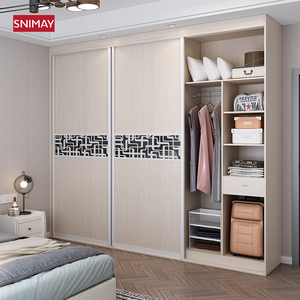 Armario de madera contrachapada, diseño <span class=keywords><strong>barato</strong></span> con puerta deslizante - Product Image 5