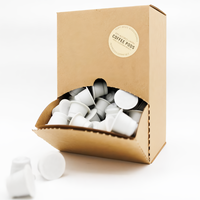 Boîte d'emballage en papier pour capsules de café, personnalisée avec logo de marque, pour café en dosettes
