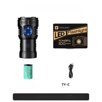Lampe torche rechargeable multifonction de haute qualité, petite, tactique, super lumineuse