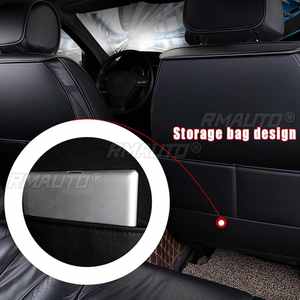 Funda Protectora para Asiento de Coche, Cojín de Asiento, Funda de Asiento de Cuero PU, Alfombrilla para Asientos de Automóviles, SUV, Camionetas, Furgonetas y Autobuses - Product Image 4