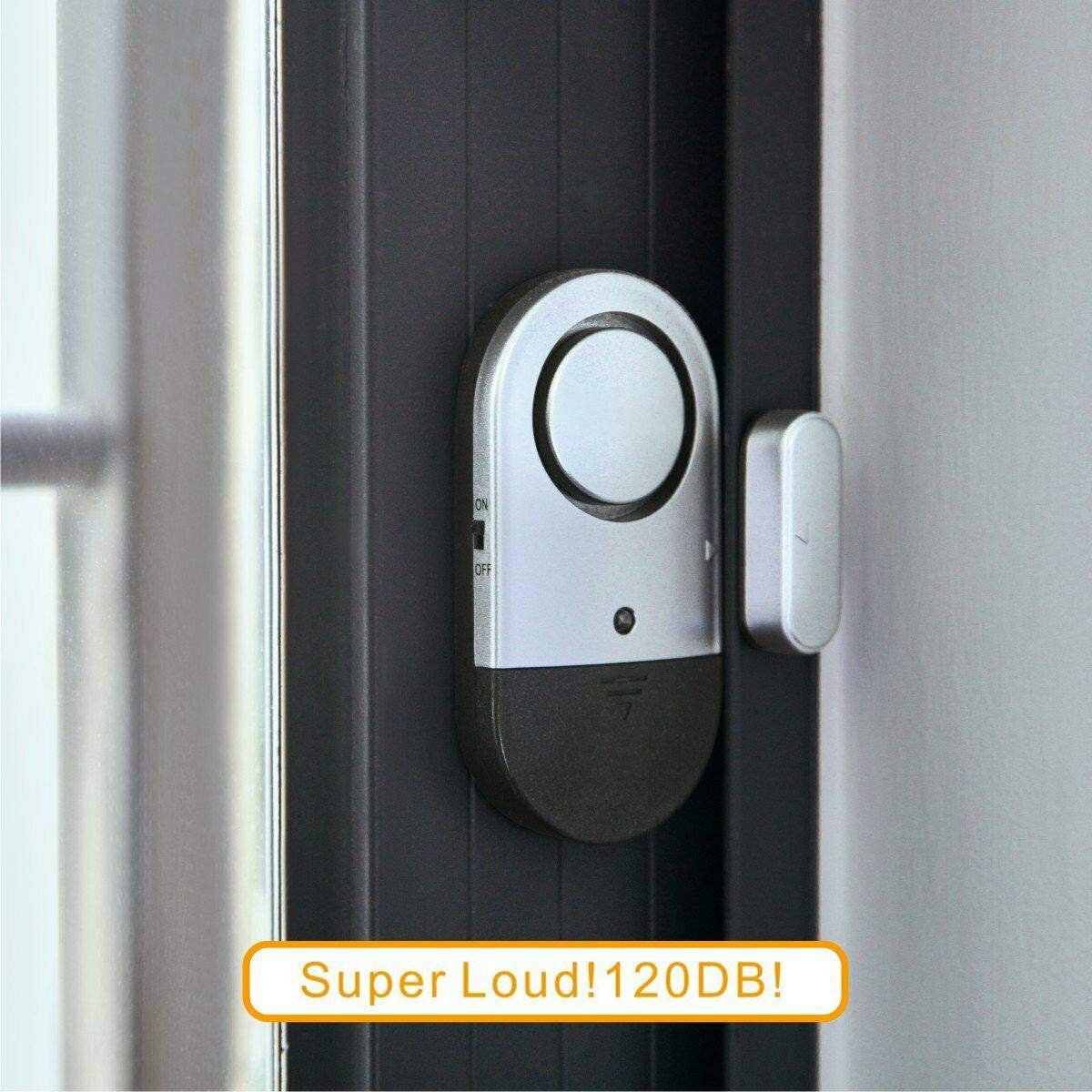 Door magnetic detector wireless home doors contact Windows alarm