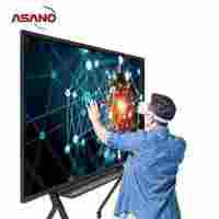Table tactile interactive intelligente 4K UHD à double système, commutation à une touche, tableau numérique 86 pouces pour l'enseignement