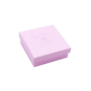 Boîte à bijoux en papier avec logo personnalisé, boîte rose bon marché romantique avec couvercles, boîte d'emballage pour bijoux, pour bague - Product Image 6