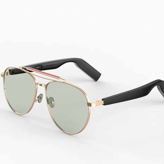 Smart Audio Touch Control Hearing Glasses Fashion Smart Glasses with TR90 Material Frame for Daily Wear Outdoor Use,H2-H