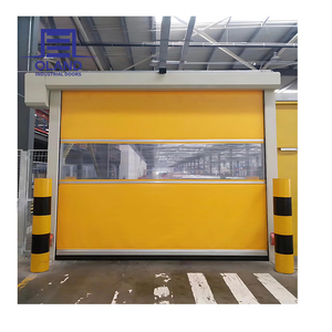 Puertas Apilables Industriales Automáticas de PVC de Alta Velocidad, Resistentes al Viento, Puerta Rápida Flexible de PVC para Montacargas - Product Image 5