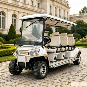 <b>Long</b> Service Life Electric Golf Cart 3-4 Seater 48V Lithium Battery CE Certified 30-50km/h 90km Range Stable for Commercial - Product Image 1