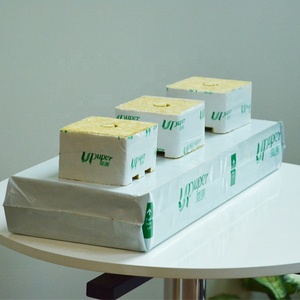 UPuper – ensemble de dalles en laine de roche, culture hydroponique, avec bloc et bouchon - Product Image 2