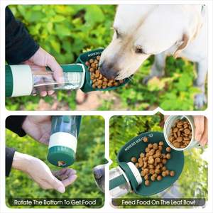 Botella de agua para perros Super Design con contenedor de comida, portátil, a prueba de fugas, para viajes, para mascotas de tamaño mediano y pequeño - Product Image 4