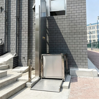 Höhenverstellbare, barrierefreie Hebevorrichtung für Treppen, geeignet für Menschen mit Mobilitätseinschränkungen, Rollstuhllift