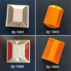 Двухсторонние отражающие дорожные шпильки, 3 м, приподнятые дорожные маркеры, отражающие пластиковые дорожные шпильки, дорожные отражатели, кошачий глаз - Product Image 6