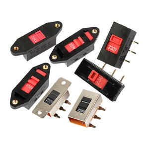 Interruptor de palanca de presión 15A 250V CA 3A 125V CA horizontal de 2 posiciones SS23F15 para productos electrónicos - Product Image 4