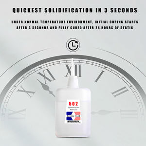 דבק חזק דבק cyanacrylate עבור עץ עור גומי מתכת קרמי, דבק פיברגלס לייבוש מהיר - Product Image 3