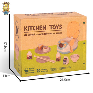 Ensemble de jeu pour enfants en paille de blé écologique avec lumière, musique et pulvérisation, 10 pièces - Product Image 6