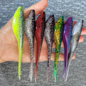 5 unids/bolsa 19 colores señuelos suaves flotantes Wobblers 12cm 10g Wobblers suaves Señuelos de Pesca Drog Wobblers flotantes cebos doble Color - Product Image 6