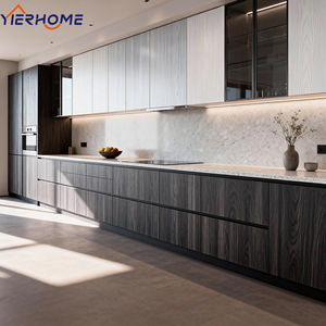 Gabinetes de Cocina Modernos con Acabado de Chapa, Muebles con Amplio Espacio de Almacenamiento, Diseño Práctico, Estilo Minimalista - Product Image 4