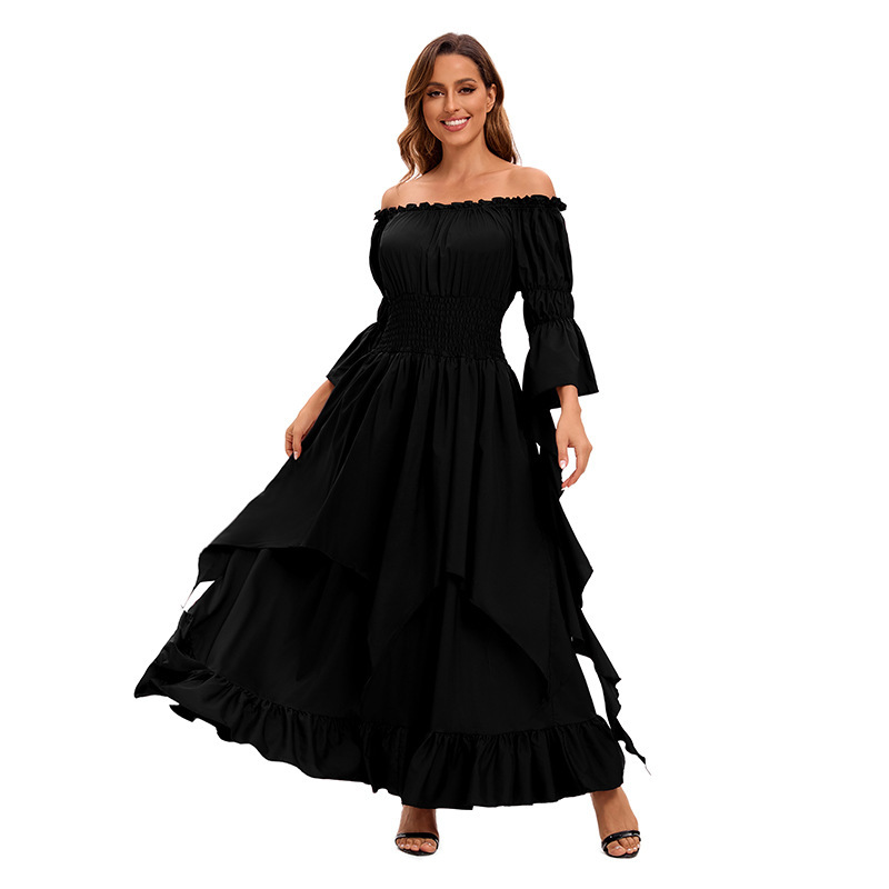 6901 Black [Single Dress]