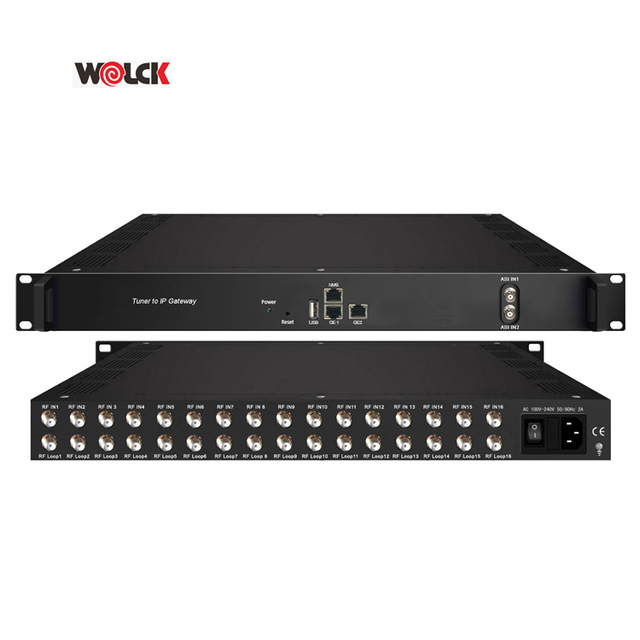 Digital Ip Satellite Receiver 3508B Modulator Gateway for IPTV System Tuner to IP Gateway