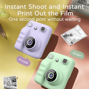 Kado Ulang Tahun Anak Kamera Instan dengan Sensor Pencitraan CMOS dan Printer Termal Tipe Media MicroSD untuk Fotografi - Product Image 2