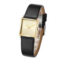 Montre pour femme élégante en acier inoxydable avec mouvement Citizen, cadran à aiguilles, bracelet en cuir, style sport et mode, personnalisable