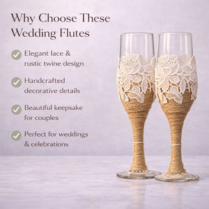 Juego <span class=keywords><strong>de</strong></span> Copas <span class=keywords><strong>de</strong></span> Vino para Novios, Copas Altas para Champán y Vino Tinto, Copas <span class=keywords><strong>de</strong></span> Brindis <span class=keywords><strong>de</strong></span> 7 oz, Juego <span class=keywords><strong>de</strong></span> Regalo para Parejas <span class=keywords><strong>de</strong></span> Boda - Product Image 6