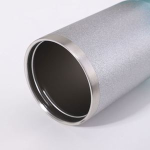 20oz/30oz Glitter Gradient Cup Stainless Steel Double Wall Vacuum Insulated Mug With <b>Straw</b> and Lid - Product Image 3