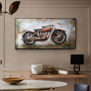 Soggiorno Decor <span class=keywords><strong>moto</strong></span> Vintage Canvas poster Picture Home Decor Racing Interior <span class=keywords><strong>moto</strong></span> abstract vintage artt painting - Product Image 5